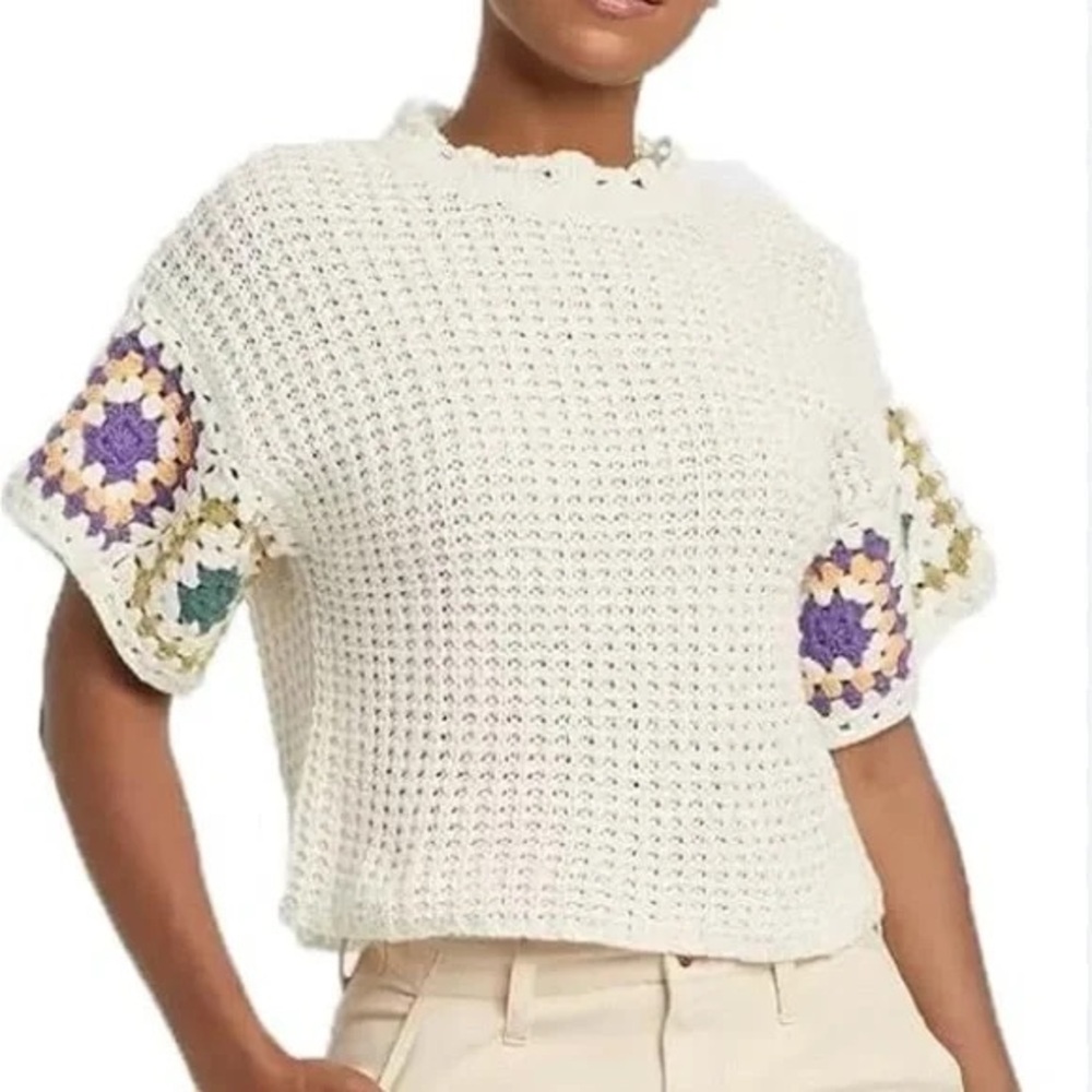 Universal Threads Crochet Sweater Top